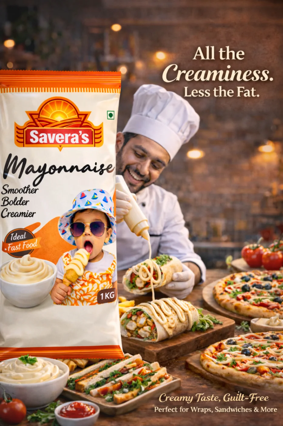 Mayonnaise (Low Fat) 1kg view 3